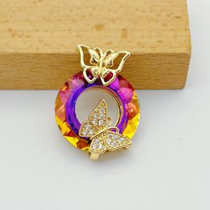 Jml ขายส่ง14K สร้อยคอจี้ผีเสื้อชุบทองสำหรับเด็กเครื่องประดับแฟชั่นประกายเพทายทองเหลือง laminado de Oro - Product Image 5