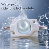 Modules d'éclairage latéral LED SMD2835 haute luminosité DC12V 1,5W, 48x30mm, étanches IP67, 2700K, pour enseignes publicitaires extérieures, boîte lumineuse, CE