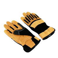 Gants de travail en cuir de vachette durables et de haute qualité, design amélioré antidérapant et résistant aux chocs, parfaits pour les applications de sécurité