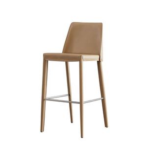 Chaises de bar de restaurant de design moderne, tabourets de bar, chaise haute en cuir pour table de bar - Product Image 1