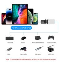 Adaptateur OTG USB-C / Type-C vers 8 broches PULUZ d'origine