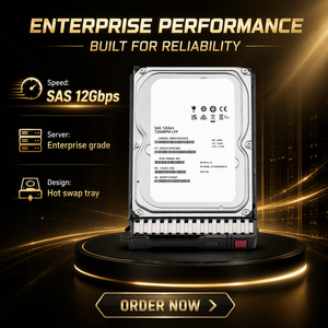 ฮาร์ดดิสก์ไดรฟ์สำหรับองค์กร ขนาด 3.5 นิ้ว รุ่น 881779-K21 SAS 12Gb/s 7200 รอบต่อนาที สำหรับเซิร์ฟเวอร์ จัดเก็บข้อมูลภายใน รองรับการถอดเปลี่ยนขณะใช้งาน - Product Image 5