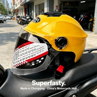 Casque de moto de luxe étanche sport ouvert professionnel à dégagement rapide pour la conduite urbaine quotidienne