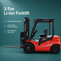 Chariot élévateur contrepoids électrique NOBLELIFT FE4P30GY-144 3 tonnes, batterie lithium 153V, moteur PMM 17km/h, charge rapide 2h, levage latéral hydraulique