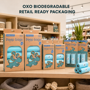 Bolsas para Desechos de Mascotas Oxo PE ASTM D6954 de Marca Privada de Fábrica, Bolsas Resistentes a Fugas para Venta al por Mayor, Embalaje con Logotipo y Color Personalizados - Product Image 3