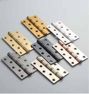 Doorshine tùy chỉnh đồ nội thất phần cứng 4 inch Heavy Duty sắt phẳng bóng mang cửa tủ bản lề thiết kế hiện đại thép không gỉ - Product Image 3