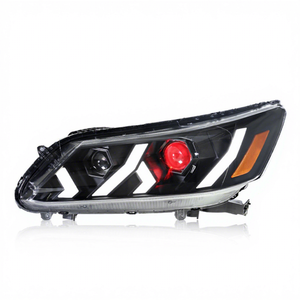 Faro Delantero LED Modificado Rambo para Automóvil, Conjunto de Faros con Luz Diurna y Lente de Flujo para Accord de Novena Generación 13-15 - Product Image 4