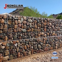 Paniers de Gabion Boîte de Gabion en Maille 1*1*1M 2*1M Galvanisé Soudé 200*100*100 Panier de Gabion Galvanisé à Vendre