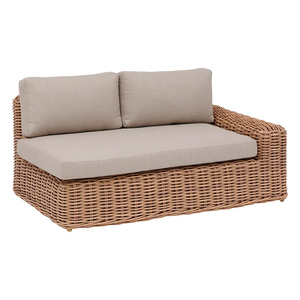 Nhà máy bán Chất lượng cao ngoài trời sân kim loại khung mây wicker l-hình dạng vườn <span class=keywords><strong>sofa</strong></span> <span class=keywords><strong>Set</strong></span> - Product Image 4