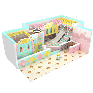ขายส่งอุปกรณ์สนามเด็กเล่นในร่มธีมขนมหวานแบบกำหนดเองสำหรับเด็กเล็กและโรงเรียนอนุบาล - Product Image 1