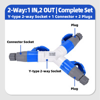 Prise industrielle multiprise ODM 3 broches 16A de type Y avec adaptateur répartiteur étanche IP44 CE RoHS pour travaux sur site