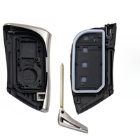 Carcasa Universal para Llave Lexus de 2/3/4 Botones, Repuesto para Llave de Maletero de Auto/SUV, Compatible con Lonsdor LT20-07/CK TOM-O-04 PCB 0440 3410