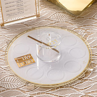 Assiette à dîner en pot de miel en acrylique poli moderne Offre Spéciale transfrontalier plat de nourriture personnalisable pour la Pâque juive personnalisée