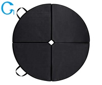 Ventes directes d'usine Fitness pliant pôle tapis de danse tapis de sécurité Crash tapis de danse personnalisé Durable unisexe musculation