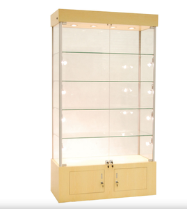 Vetrina per vetrine in vetro a visione completa vetrina per gioielli per orologi - Product Image 6