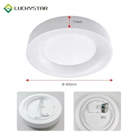 Plafonnier led au design moderne, rond tuya, lumière de réveil intelligente, système d'éclairage domestique intelligent