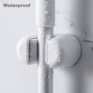 Mop Broom Holder Wall Mount Mop Organizer Gripper Self-adhesive Cleaning Suppliers Hanger Stands Rack for Bathroom <b>Garden</b> - Product Image 5