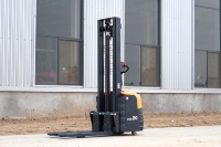 Gerbeur électrique 2 tonnes, hauteur de levage 5m, gerbeur de palettes manuel pour entrepôt avec batterie lithium 48V, manutention des matériaux, CE
