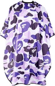 Capa <span class=keywords><strong>de</strong></span> Corte <span class=keywords><strong>de</strong></span> Pelo Impermeable con Estampado <span class=keywords><strong>de</strong></span> Leopardo Beckon, Delantal <span class=keywords><strong>de</strong></span> Salón con Cuello Ajustable para Estilistas y Uso Doméstico - Product Image 5