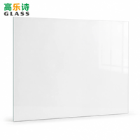 Tableau blanc magnétique sans cadre en verre trempé, tableau effaçable à sec mural, 4 mm, taille personnalisée, certifié FSC/TUV, pour bureau