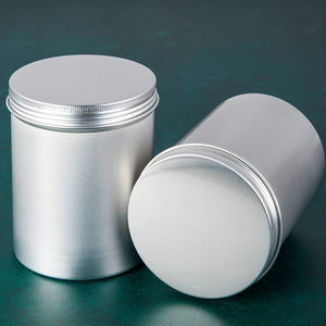 Récipient en étain personnalisé grand thé rond café <span class=keywords><strong>épices</strong></span> en aluminium 500 ml/g 16oz boîte en aluminium boîte de conserve pot cosmétique en aluminium avec boîte <span class=keywords><strong>personnalisée</strong></span> - Product Image 2