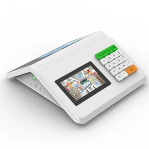 最佳智能食堂Pos支付机安卓Pos系统RK3288带NFC支付二维码支付机械键盘