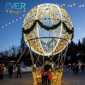IP65 imperméabilisent la lumière extérieure de motif de la décoration LED de lumière de Noël de montgolfière - Product Image 1