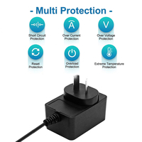 Adaptateur d'alimentation haute performance 5V0.5A 500mA 2.5W avec prise argentine, alimentation 3V 6V 9V 12V 15V 24V1A 1.5A 2A 3A, adaptateur d'alimentation à découpage