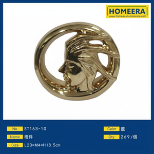 Oggetto decorativo in ceramica oro 20 \ "L X 6 \" W X 18.5 \ "H per decorazioni per la casa e regali - Product Image 1