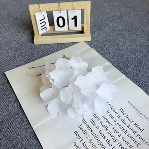 <b>Artificial</b> Fabric <b>Hydrangea</b> <b>Flowers</b> Faux Cheap Wedding <b>Flower</b> Arrangements <b>Hydrangea</b> Lifelike Texture - Product Image 4