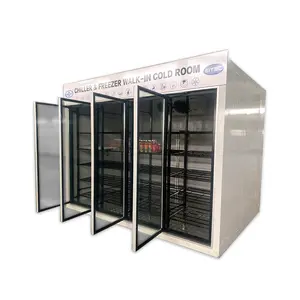 玻璃门冷冻室展示冷却器展示冷冻室冷藏室花冷藏室