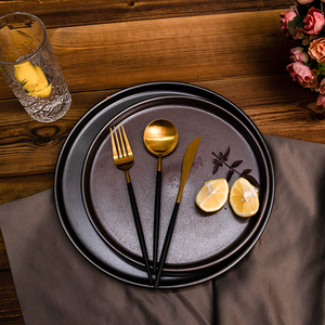 Fine Porcelain <strong>Christmas</strong> Plates <strong>Sets</strong> Dinnerware High End <strong>Crockery</strong> Plate <strong>Set</strong> Ceramic Porcelain Plates Luxury Tableware Dinner <strong>Set</strong> - Product Image 3