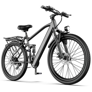 Bicicleta Deportiva de Acero de 26 Pulgadas, 36V, 10.5AH, Batería de Litio, 21 Velocidades, Motor Trasero sin Escobillas de Alta Velocidad, Doble Suspensión, Frenos de Disco Dobles - Product Image 2