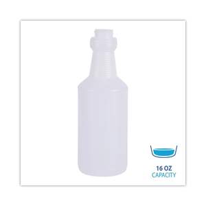 Boardwalk 512121 16 Onzas Botella de Spray Transparente con Agarre Ergonómico, 24 Unidades por Caja, Dispensadores de Jabón Líquido - Product Image 1
