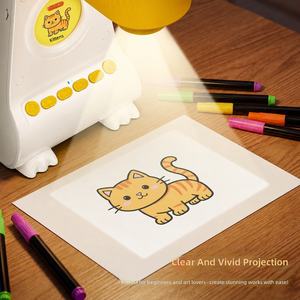Proyector de dibujo Doodle Beam T100 para niños, juguete educativo con luces y plantillas, de 3 a 6 años - Product Image 5