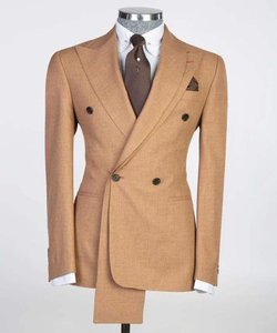 Nuovo Design Personalizzato Smoking da Uomo con Colletto Superiore a Doppio Petto, Abito da Cerimonia e Ballo, Vestibilità Slim, Alta Qualità - Product Image 2