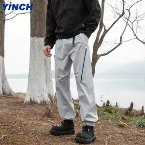 Pantalones Casuales para Hombre LAYENNE de Alta Calidad, al por Mayor, Personalizados, para Exteriores, con Puños Elásticos, Transpirables, de Secado Rápido, con Bolsillos con Cremallera - Product Image 5