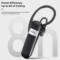 Casque Bluetooth Remax, écouteur sans fil Bluetooth mains libres avec 9 heures d'autonomie et micro à réduction de bruit pour chauffeur de camion