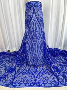 Maglia di-tela de tul con lentejuelas bordadas, base de malla brillante para vestido de fiesta de boda - Product Image 2