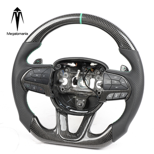 Volant en fibre de carbone véritable compatible avec <span class=keywords><strong>Dodge</strong></span> Challenger SRT - Product Image 5