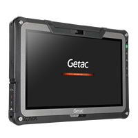 Tablette industrielle robuste Getac F110 G4 11,6 pouces noire multi-touch, processeur Intel Core I5, tablette d'extérieur