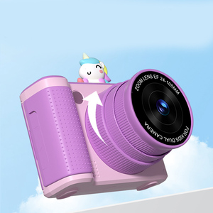 Appareil photo numérique pour enfants 1080P 48MP avec capteur CMOS, écran de 2,4 pouces, zoom 8x, caméra grand angle 180°, cadeaux de Noël et d'anniversaire - Product Image 1