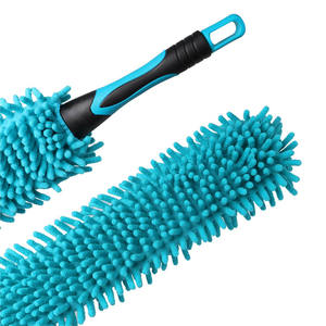 Multifuncional <span class=keywords><strong>1.2m</strong></span> telescópico extensão pólo longo punho Chenille retrátil espanador para casa ou escritório limpeza - Product Image 4