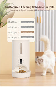 جهاز تغذية الحيوانات الأليفة الذكي التلقائي واي فاي تويا 4 لتر مع كاميرا الكلب موزع طعام القط ، منتج الحيوانات الأليفة - Product Image 2