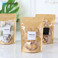 Emballage biodégradable imprimé sur mesure Offres Spéciales écologique, sachet en papier Kraft brun recyclé de qualité alimentaire, Sachets vides