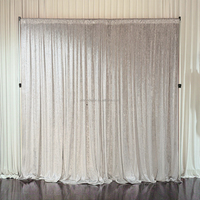 Rideaux et draperies de luxe sur mesure en velours noir et or pour plafond, panneaux de toile de fond de mariage, décorations de scène pour événements et fêtes