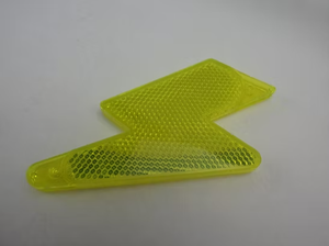 Reflector <span class=keywords><strong>de</strong></span> <span class=keywords><strong>Seguridad</strong></span> para Bicicleta KB306 con Forma <span class=keywords><strong>de</strong></span> Rayo, Reflector Amarillo Brillante para Llanta <span class=keywords><strong>de</strong></span> Bicicleta, Reflector <span class=keywords><strong>de</strong></span> Advertencia <span class=keywords><strong>de</strong></span> <span class=keywords><strong>Seguridad</strong></span> para Ciclismo con Clip - Product Image 4