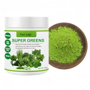 Mistura de Pó de Frutas e Vegetais 100% <span class=keywords><strong>Natural</strong></span> de Grau Alimentício com Vitamina - Super Greens em Pó - Product Image 1