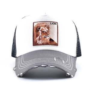 Gorro de Béisbol Trucker de Alta Calidad, Personalizado, con Diseño de Granja de <span class=keywords><strong>Animales</strong></span>, Estilo Desgastado, Visera Curva, Malla, 100% Algodón, Estilo Hip Hop, para Invierno - Product Image 3