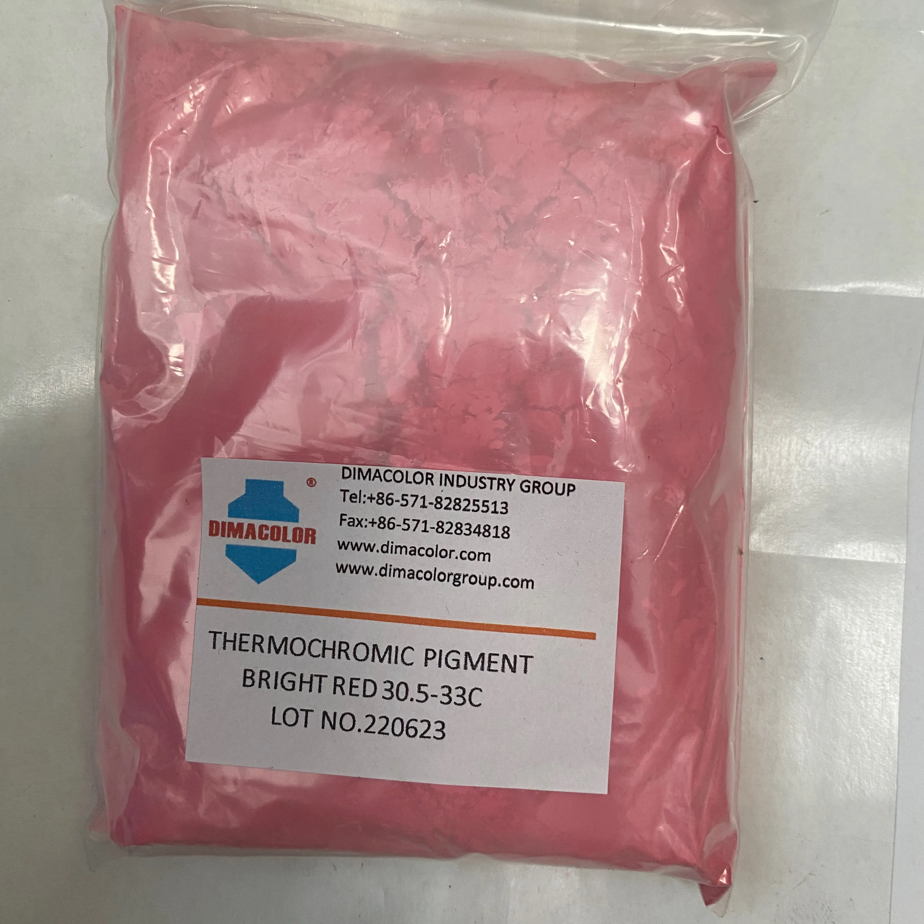 REVERSIBLE THERMOCHROMIC PIGMENT BRIGHT RED 30-33C EFFECT PIGMENT